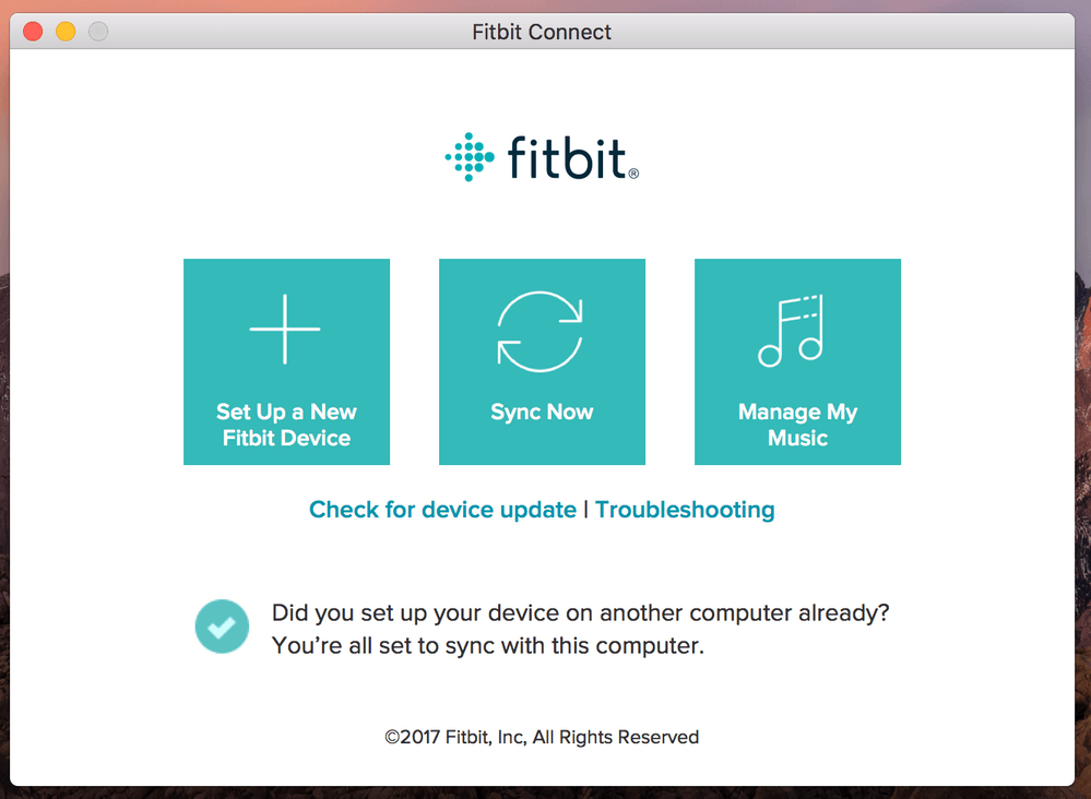 fitbit connect exe